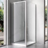 Rectangular shower cabin S-KZ05A Chrome 900x800mm