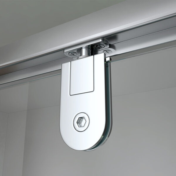 Rectangular shower cabin S-KZ05A Chrome 900x800mm