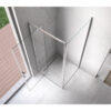 Rectangular shower cabin S-KZ05A Chrome 900x800mm