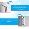 Rectangular shower cabin S-KZ05A Chrome 900x800mm