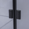 Square shower cabin R-BS05A Black 800x800mm