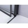 Square shower cabin R-BS05A Black 800x800mm