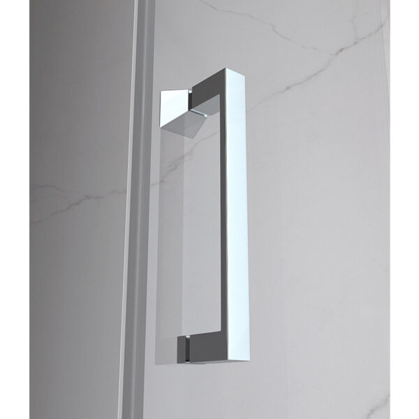 Square shower cabin R-KZ08C Chrome 900x900mm glass 6mm