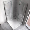 Square shower cabin R-KZ08C Chrome 900x900mm glass 6mm