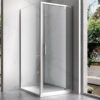 Square shower cabin R-KZ04 C Chrome 900x900mm glass 6mm