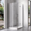 Square shower cabin R-KZ08A Chrome 700x700mm glass 6mm