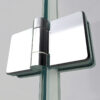 Square shower cabin R-KZ08A Chrome 700x700mm glass 6mm