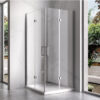 Square shower cabin R-KZ08B Chrome 800x800mm glass 6mm