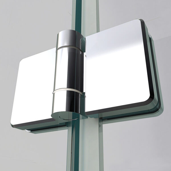 Square shower cabin R-KZ08B Chrome 800x800mm glass 6mm