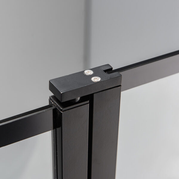 Rectangular shower cabin S-BS03A Black 1000x900mm