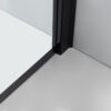 Rectangular shower cabin S-BS03C Black 1200x900mm
