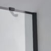 Rectangular shower cabin S-BS03C Black 1200x900mm