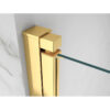 Square shower cabin R-KZ08C Gold 900x900mm glass 6mm