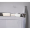Square shower cabin R-KZ1180A Chrome 800x800mm glass 6mm