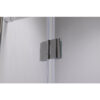 Square shower cabin R-KZ1180A Chrome 800x800mm glass 6mm