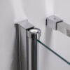 Square shower cabin R-KZ1180B Chrome 900x900mm glass 6mm