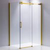 Rectangular shower cabin S-KZ202C Gold 1200x900mm, Glass 8mm