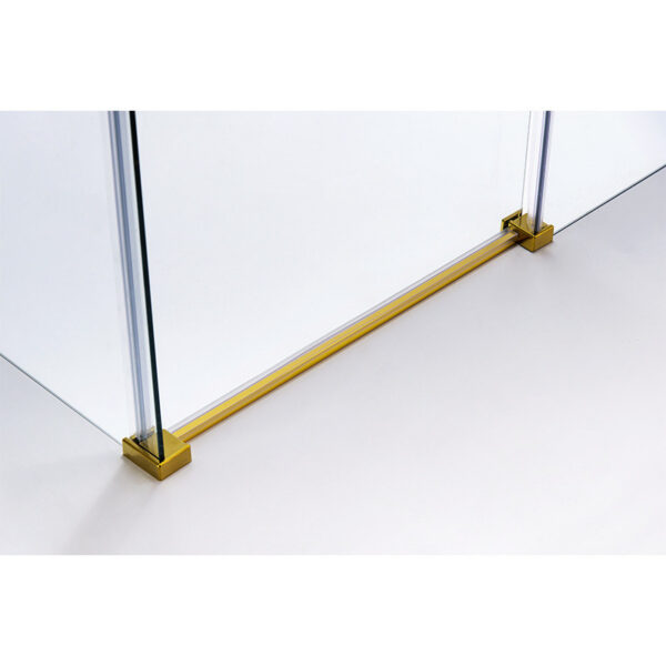 Rectangular shower cabin S-KZ202C Gold 1200x900mm, Glass 8mm