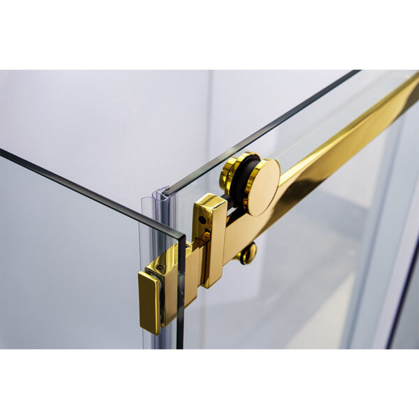 Rectangular shower cabin S-KZ202C Gold 1200x900mm, Glass 8mm