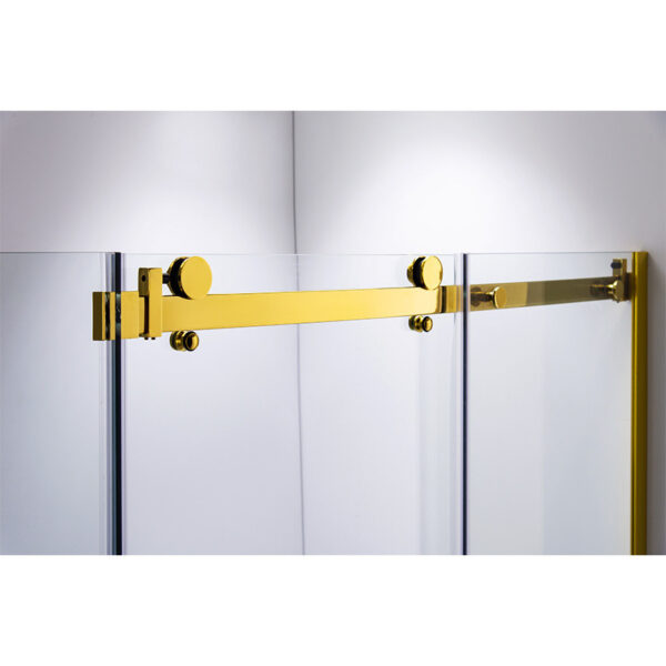 Rectangular shower cabin S-KZ202C Gold 1200x900mm, Glass 8mm