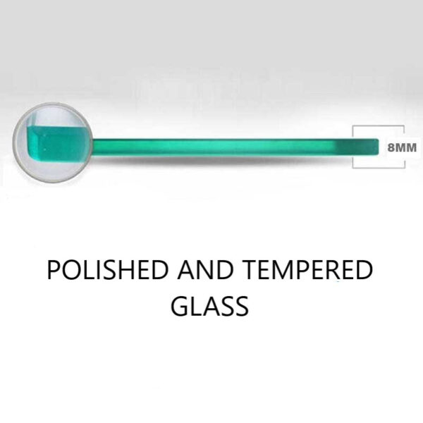 Rectangular shower cabin S-KZ202C Gold 1200x900mm, Glass 8mm