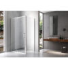 Rectangular shower cabin S-KZ07A Chrome 1000x900mm