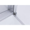 Square shower cabin R-KZ1190B Chrome 900x900mm glass 6mm