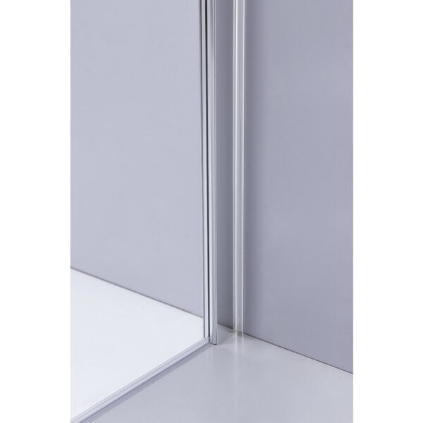 Square shower cabin R-KZ1190A Chrome 800x800mm glass 6mm