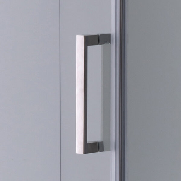 Square shower cabin R-KZ1190A Chrome 800x800mm glass 6mm