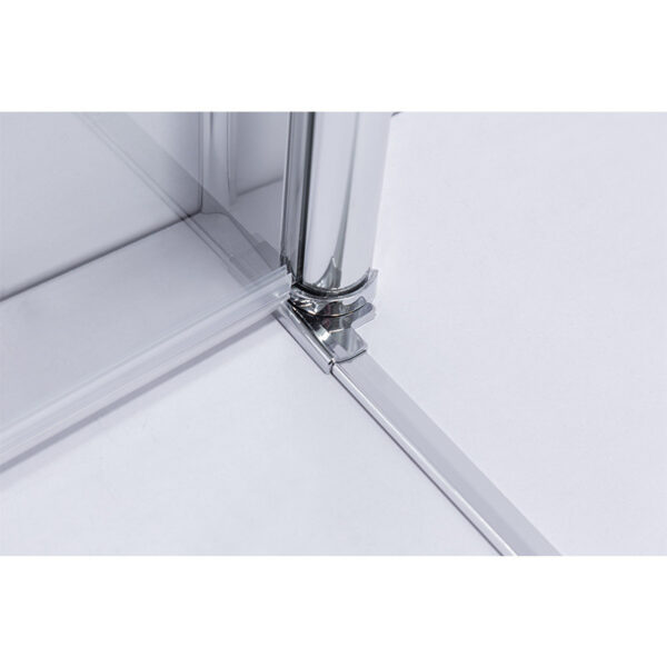 Square shower cabin R-KZ1190A Chrome 800x800mm glass 6mm