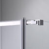 Square shower cabin R-KZ1190C Chrome 1000x1000mm glass 6mm