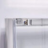 Square shower cabin R-KZ102A Chrome 800x800mm glass 6mm