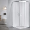 Square shower cabin R-KZ102B Chrome 900x900mm glass 6mm