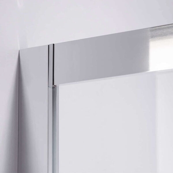 Square shower cabin R-KZ102B Chrome 900x900mm glass 6mm