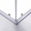 Square shower cabin R-KZ102B Chrome 900x900mm glass 6mm