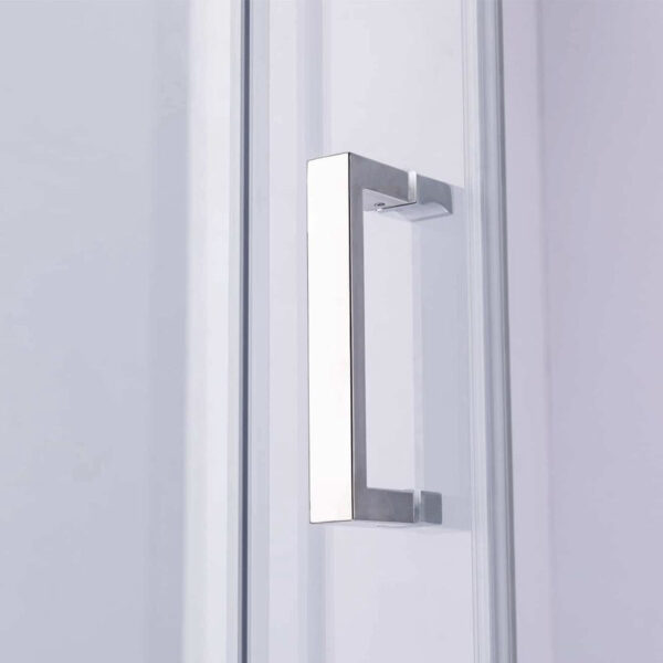 Square shower cabin R-KZ102B Chrome 900x900mm glass 6mm