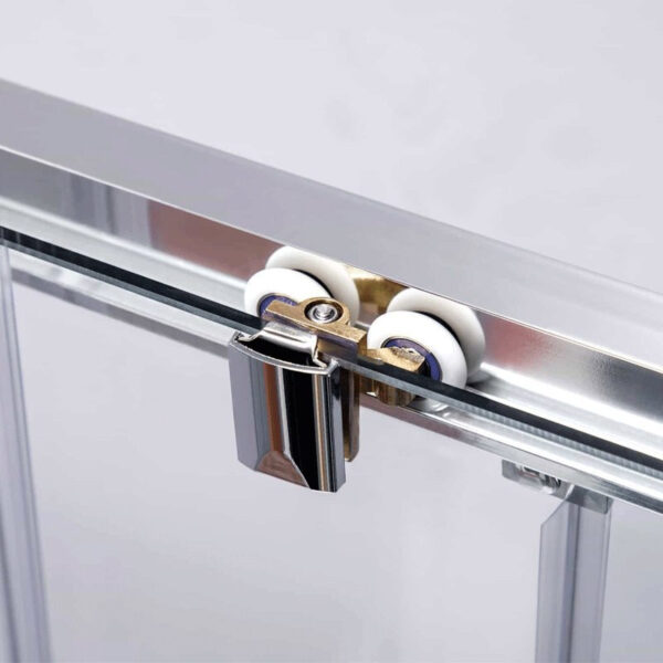 Square shower cabin R-KZ102B Chrome 900x900mm glass 6mm