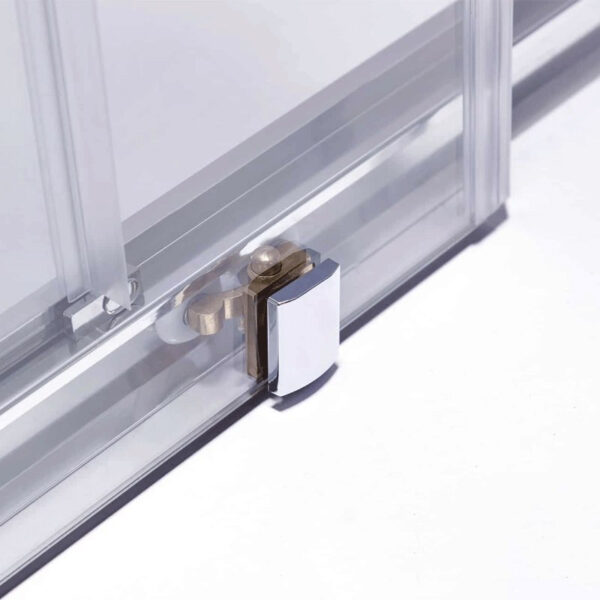 Square shower cabin R-KZ102B Chrome 900x900mm glass 6mm