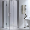 Square shower cabin R-KZ1270A Chrome 700x700mm glass 6mm