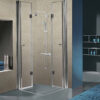 Square shower cabin R-KZ1290A Chrome 800x800mm glass 6mm