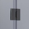 Square shower cabin R-KZ1290B Chrome 900x900mm glass 6mm