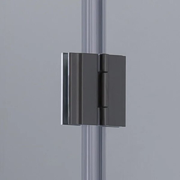 Square shower cabin R-KZ1290B Chrome 900x900mm glass 6mm