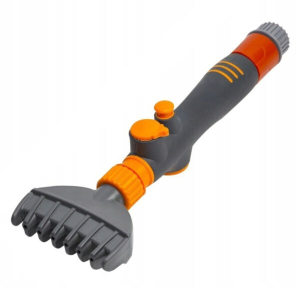 Washer/comb filter brush for hot tub
