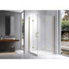 Rectangular shower cabin S-KZ13A Gold 1000x900mm