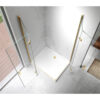 Rectangular shower cabin S-KZ13A Gold 1000x900mm