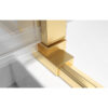 Rectangular shower cabin S-KZ13A Gold 1000x900mm