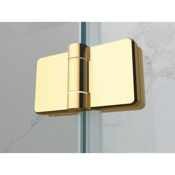 Rectangular shower cabin S-KZ13A Gold 1000x900mm