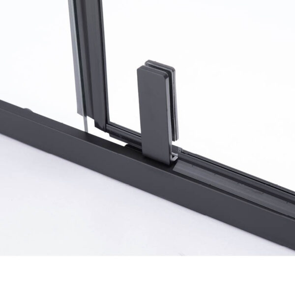 Rectangular shower cabin S-BS16C Black 1200x900mm