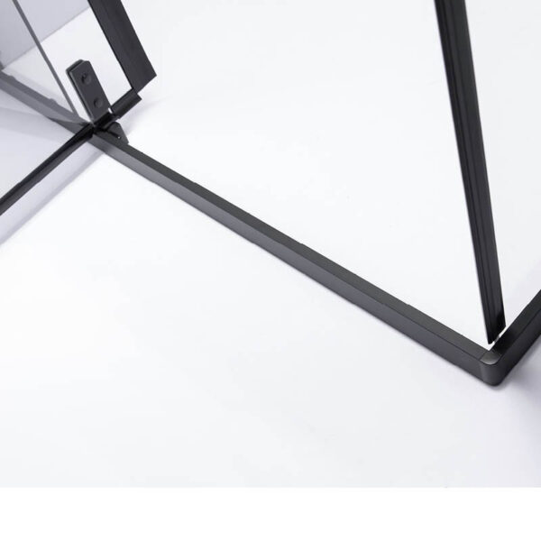 Rectangular shower cabin S-BS16C Black 1200x900mm