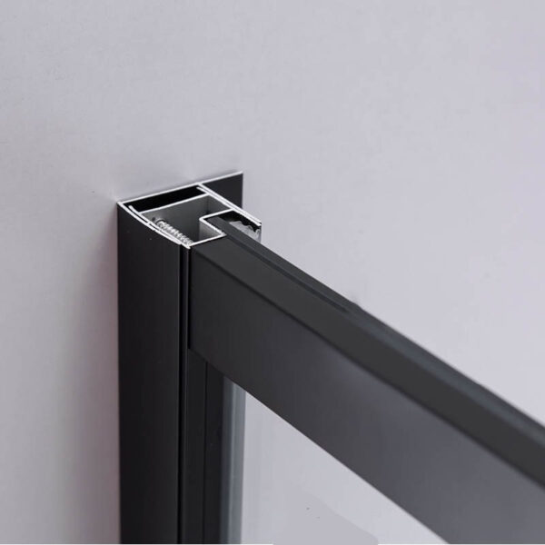 Rectangular shower cabin S-BS16C Black 1200x900mm